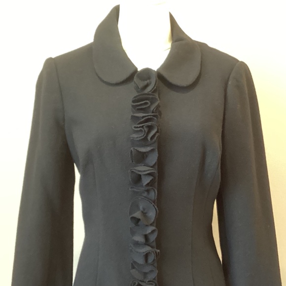 Boden Soho Jacket with Ruffle Trim - Size 6 - Picture 2 of 7